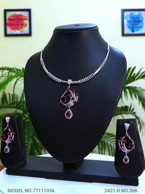 Cz Jewelry Set | Classic Pattern