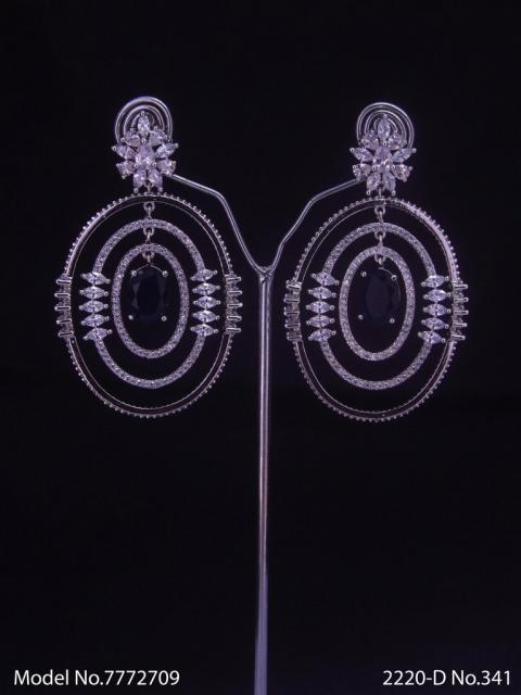 Original Zircon Long Earrings