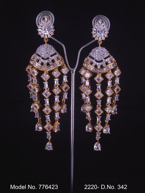 Cz Fashion Earrings | Handcrafted