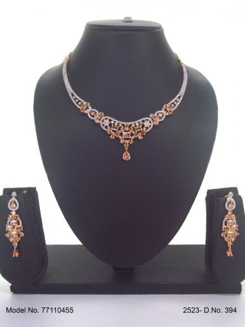 Classic yet Trendy | Cz Fashion Necklace Set