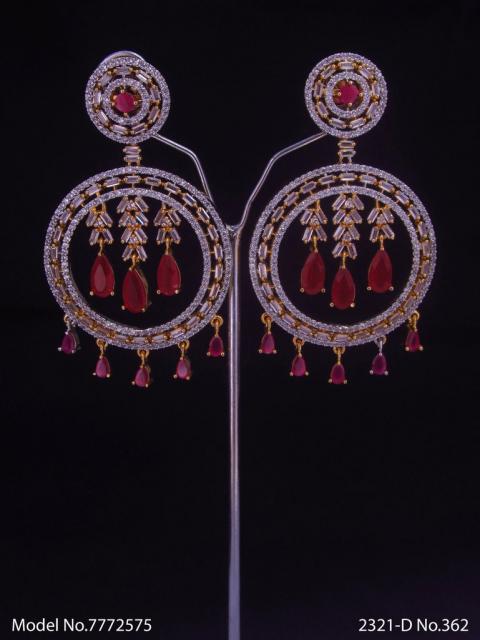 Designer Handmade Cz Earrings