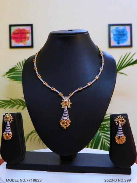 Cz Jewelry Set | Classic Pattern