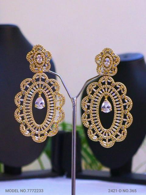 Long CZ Earrings