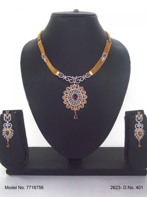 Original Cubic Zircon | Classic Necklace Set