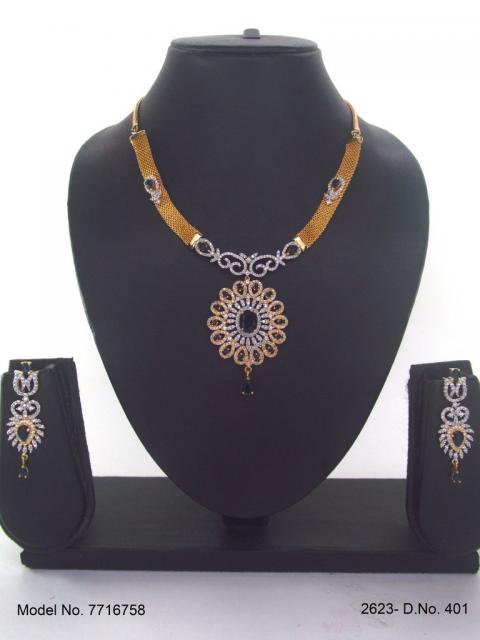 Classic yet Trendy | Cz Fashion Necklace Set