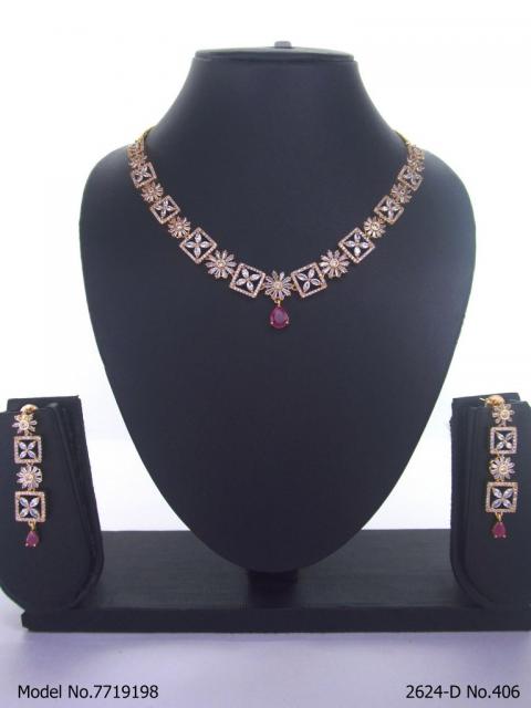 Original Cubic Zircon | Classic Necklace Set