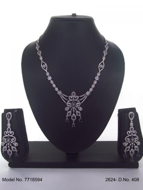 Cz Jewelry Set | Classic Pattern