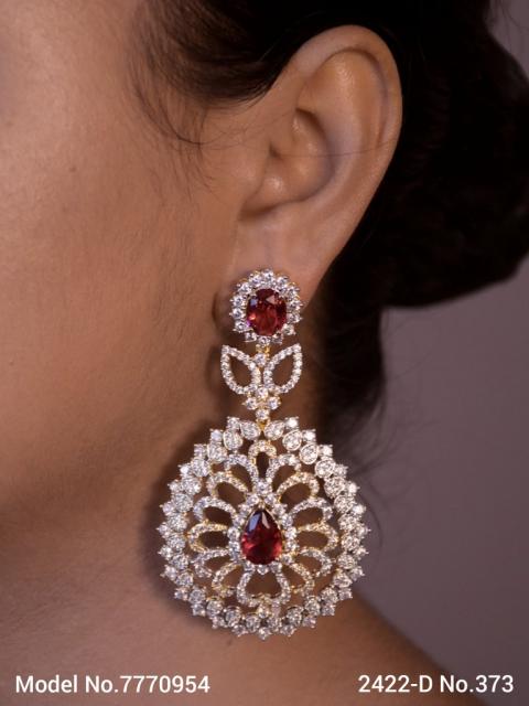 Designer Handmade Cz Earrings