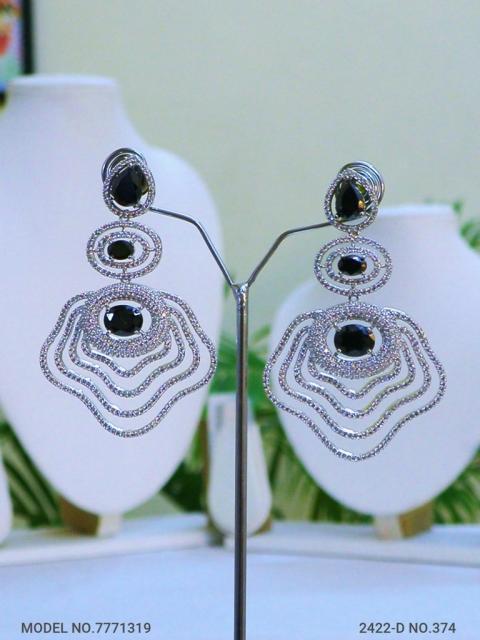 Earrings made of Cubic Zircons