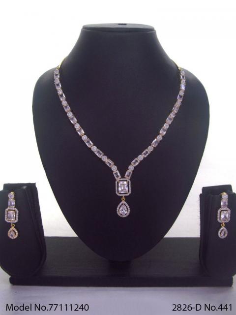 Classic yet Trendy | Cz Fashion Necklace Set