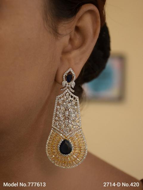 Earrings made of Cubic Zircons