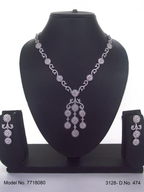 American Diamond Necklace Set | Wonderful Gift Item