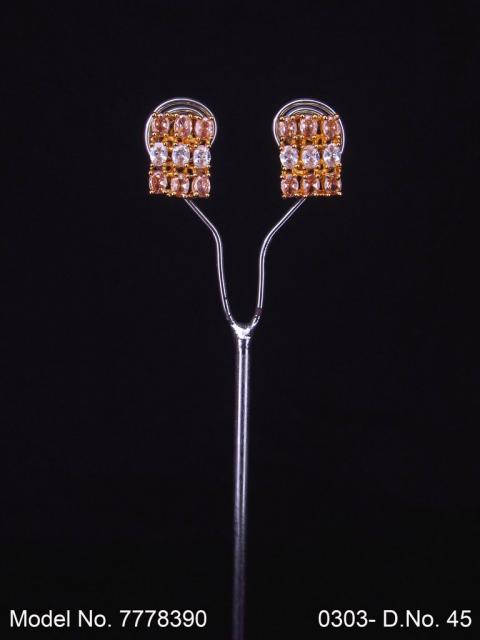 Ethnic Cubic Zirconia Earrings