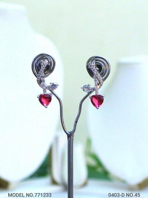 Light Weighted Stud Earrings