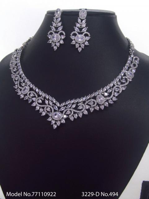 Original Cubic Zircon | Classic Necklace Set