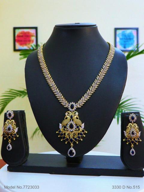 Light weighted CZ Necklace Set