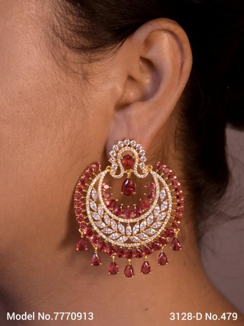 Cz Earring in wholesale price