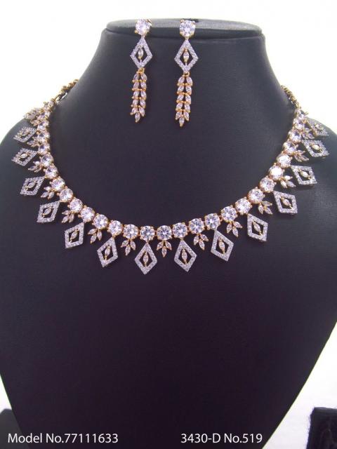 Classic yet Trendy | Cz Fashion Necklace Set