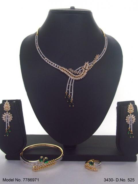 Made In India | Diamond Styled Jewellery Set