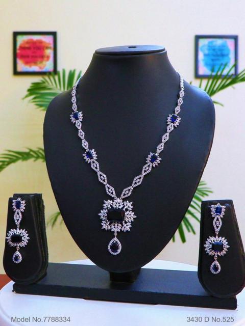 Classic yet Trendy | Cz Fashion Necklace Set