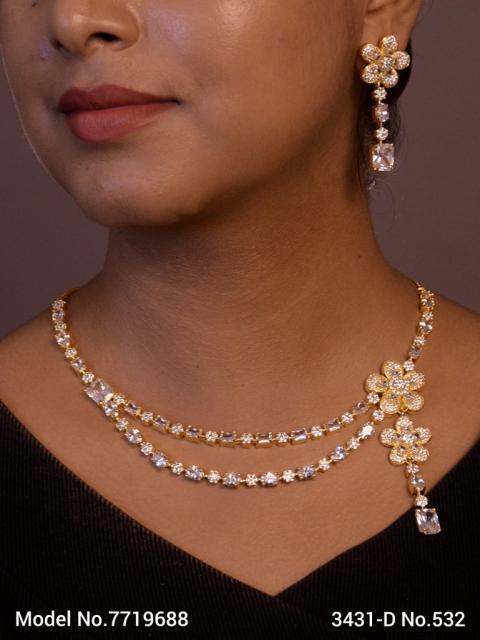 Made In India | Diamond Styled Jewellery Set