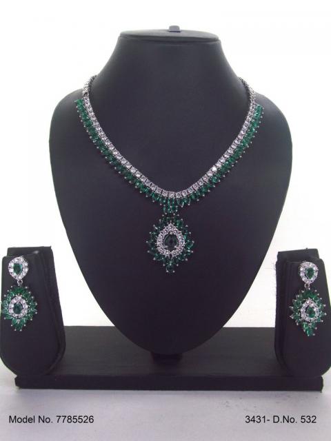 Original Cubic Zircon | Classic Necklace Set