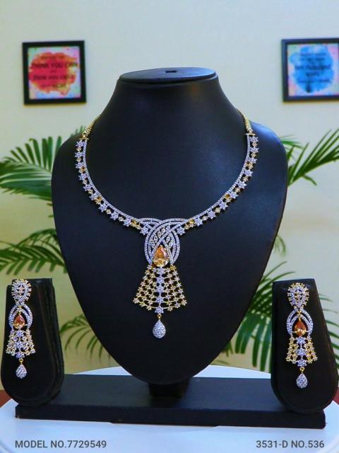 Made in India | Cz Necklace Set