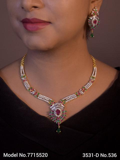 Made In India | Diamond Styled Jewellery Set