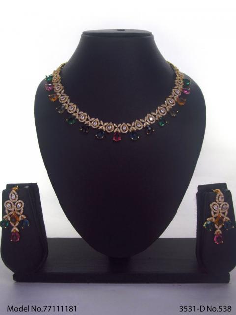 Classic yet Trendy | Cz Fashion Necklace Set