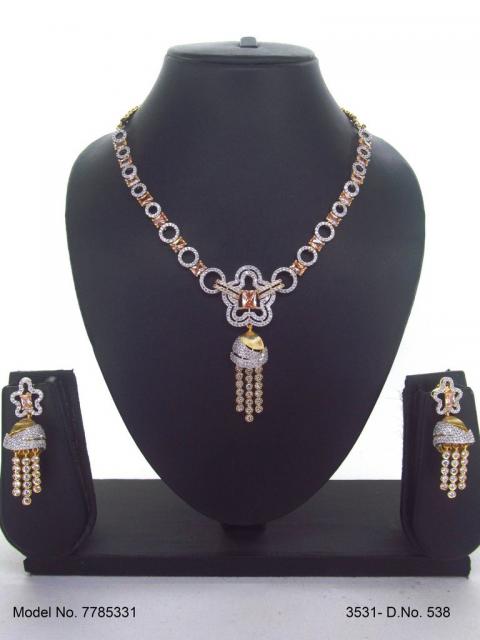 Cz Jewelry Set | Classic Pattern