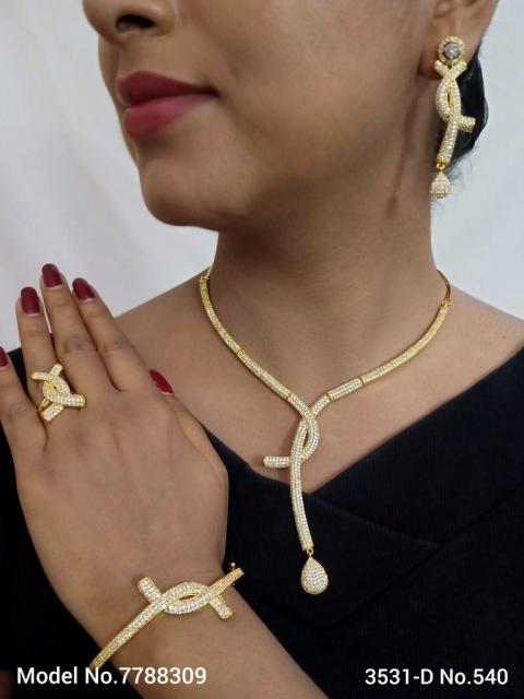 Made In India | Diamond Styled Jewellery Set