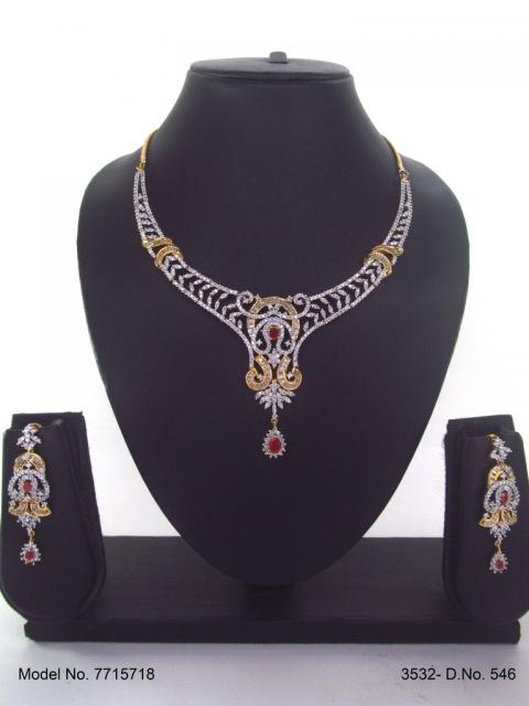 Cz Jewelry Set | Classic Pattern