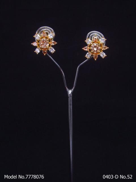 Cubic Zirconia Non-Dangling earrings