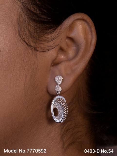 Cz Fashion Earrings | Handcrafted