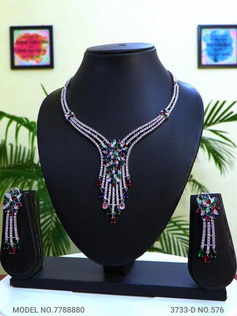 Cz Jewelry Set | Classic Pattern