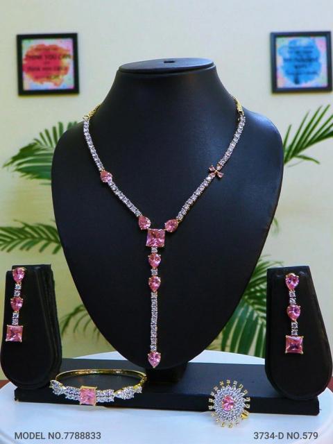 Made in India | Cz Necklace Set