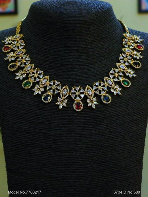 Classic yet Trendy | Cz Fashion Necklace Set