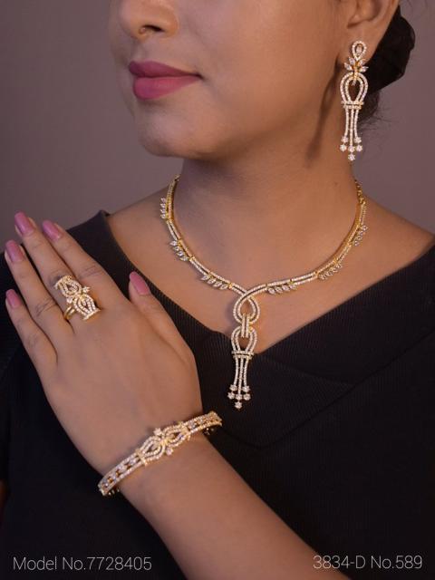 Made in India | Cz Necklace Set