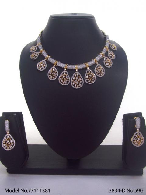 Original Cubic Zircon | Classic Necklace Set