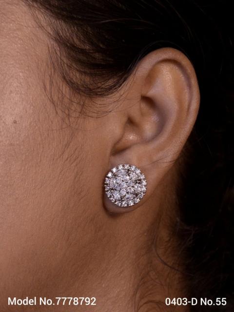 Light Weighted Stud Earrings