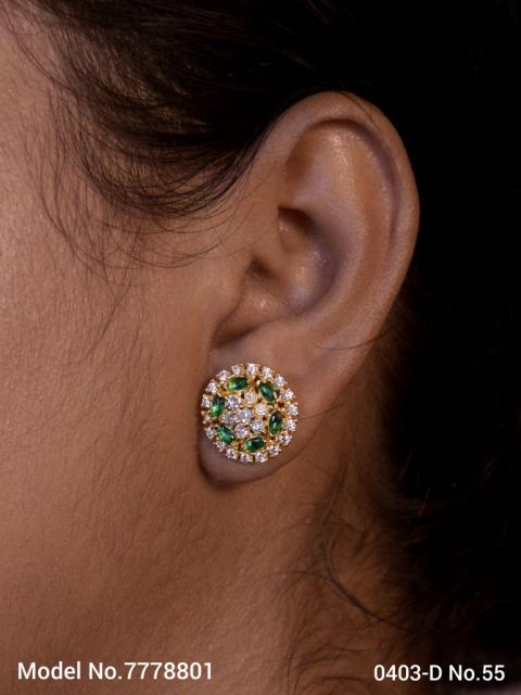 Crystal Zircon studs for Girls | Steal a mans Eye