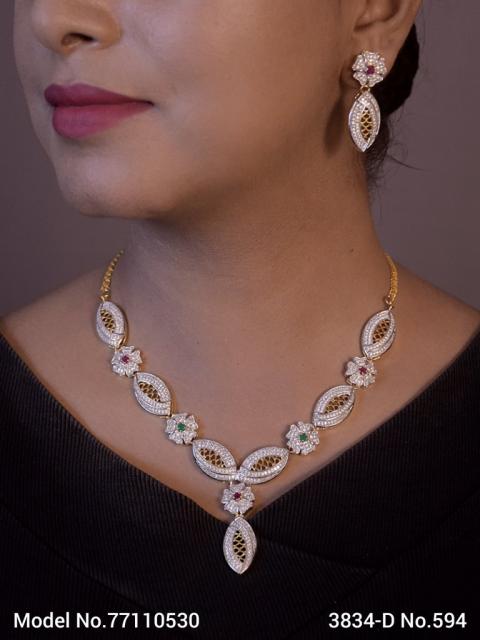 Original Cubic Zircon | Classic Necklace Set