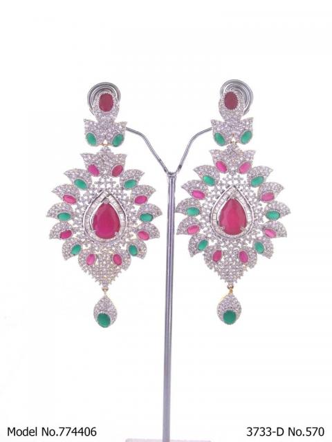 Real Zircon | Fashion AD Earrings