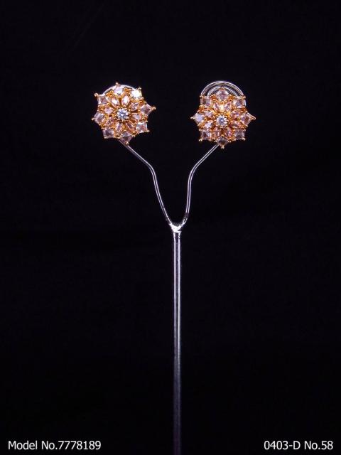 Classic Zircon Earrings