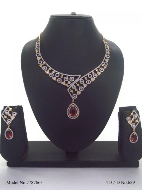 Traditional Zirconia Jewelry Set for Classy Women