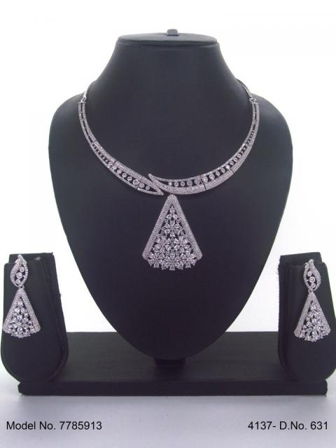 Imitation Diamond Cz Jewelry Set