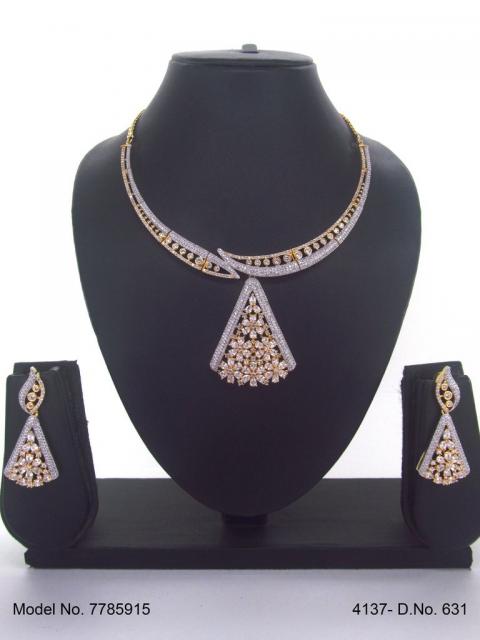Imitation Diamond Cz Jewelry Set