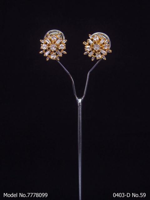 Pure handcrafted Studded Zircon | Fashion Studs