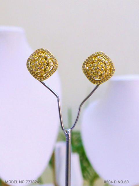 Cubic Zirconia Party Wear Studs Fashion Jewelry