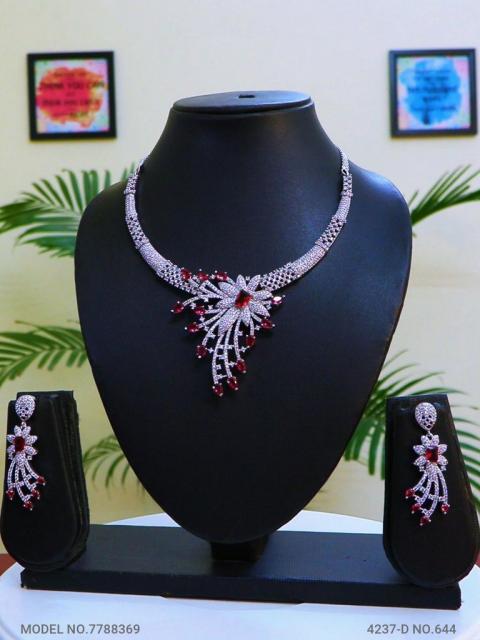 Imitation Diamond Cz Jewelry Set